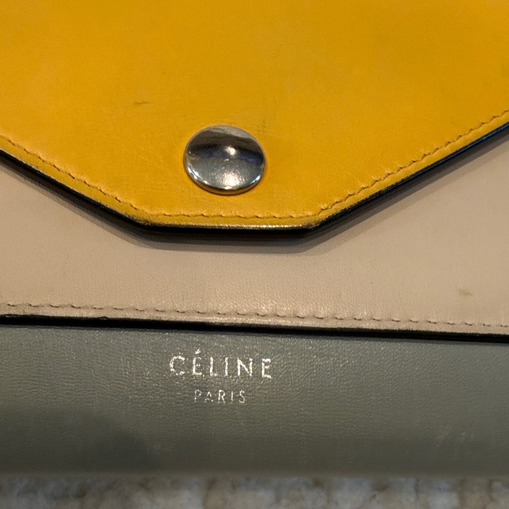 CelineTriomphe envelope tri color wallet - Picture 3 of 14